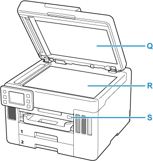 Image showing the front of the printer